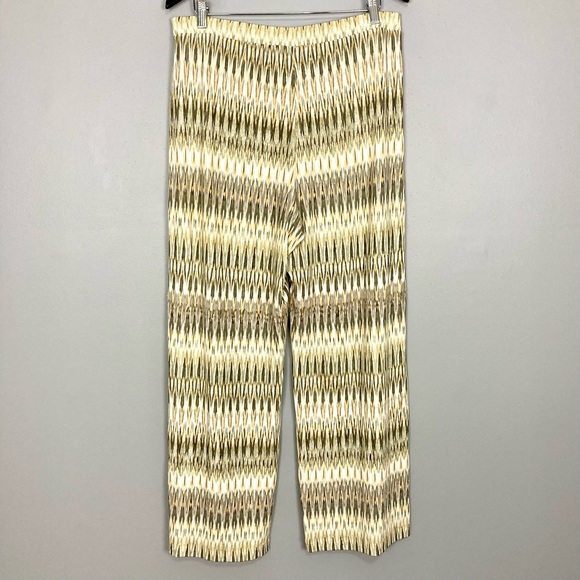 Chico’s Travelers Ikat Fluid Pants Women’s Size L Pull On Stretch Slinky Knit - Picture 6 of 10